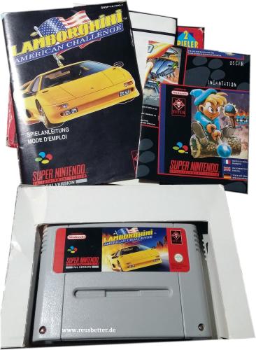 Lamborghini American Challenge Super Nintendo/SNES Spiel